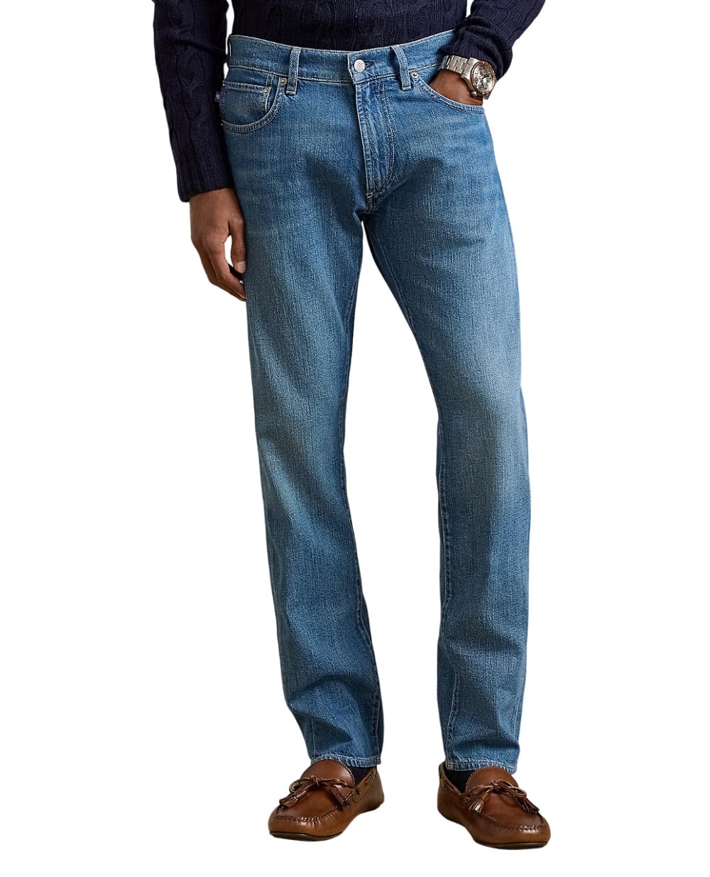 Джинсы Slim Fit Indigo Ralph Lauren Purple Label 790965529001, синий цвет • Купить в интернет-магазине Kameron
