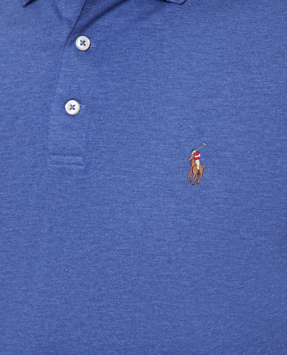 Поло Interlock Polo Ralph Lauren 710713130008, синий цвет • Купить в интернет-магазине Kameron