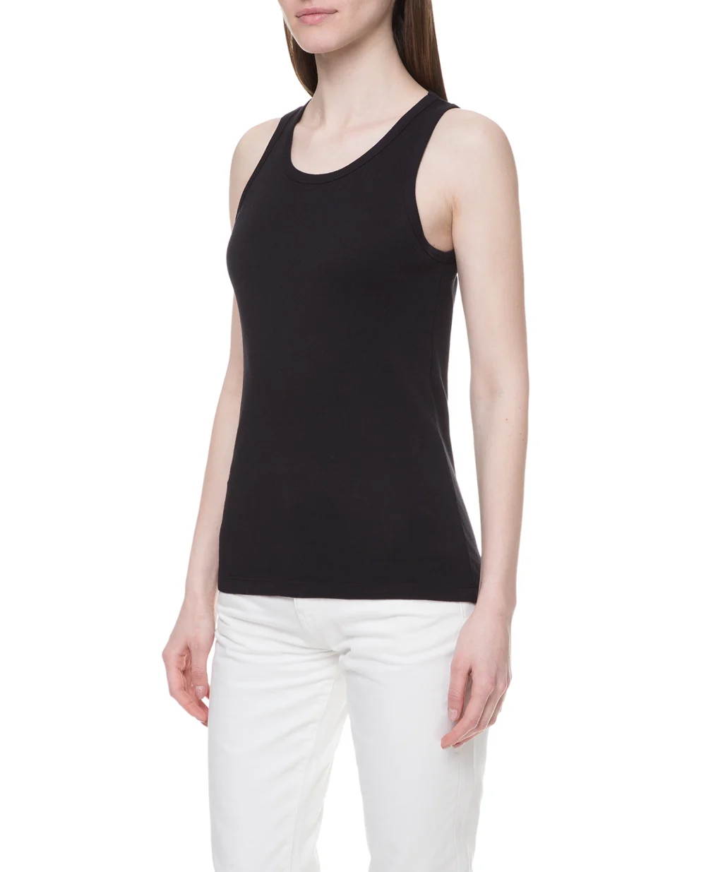 Майка Saint Laurent 564451-YB2MH-, черный цвет • Купить в интернет-магазине Kameron