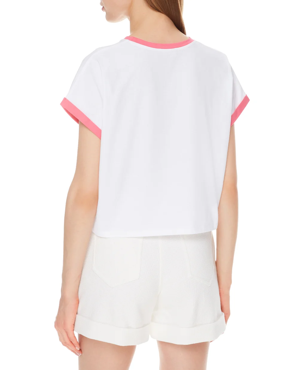 футболка Balmain VF11357B001-S, белый цвет • Купить в интернет-магазине Kameron