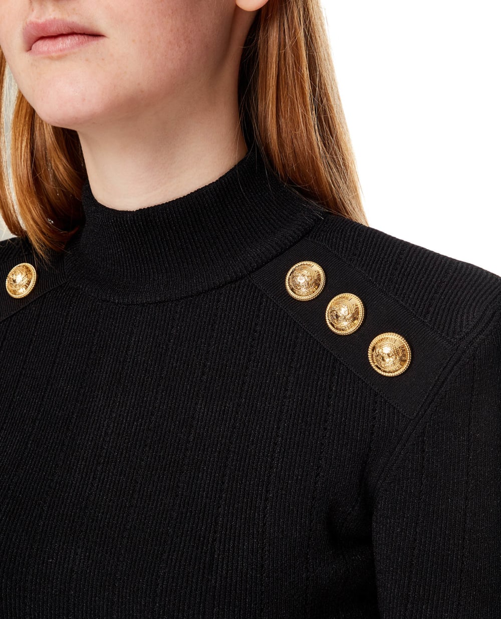 Платье Balmain YF1R6005KB07, черный цвет • Купить в интернет-магазине Kameron
