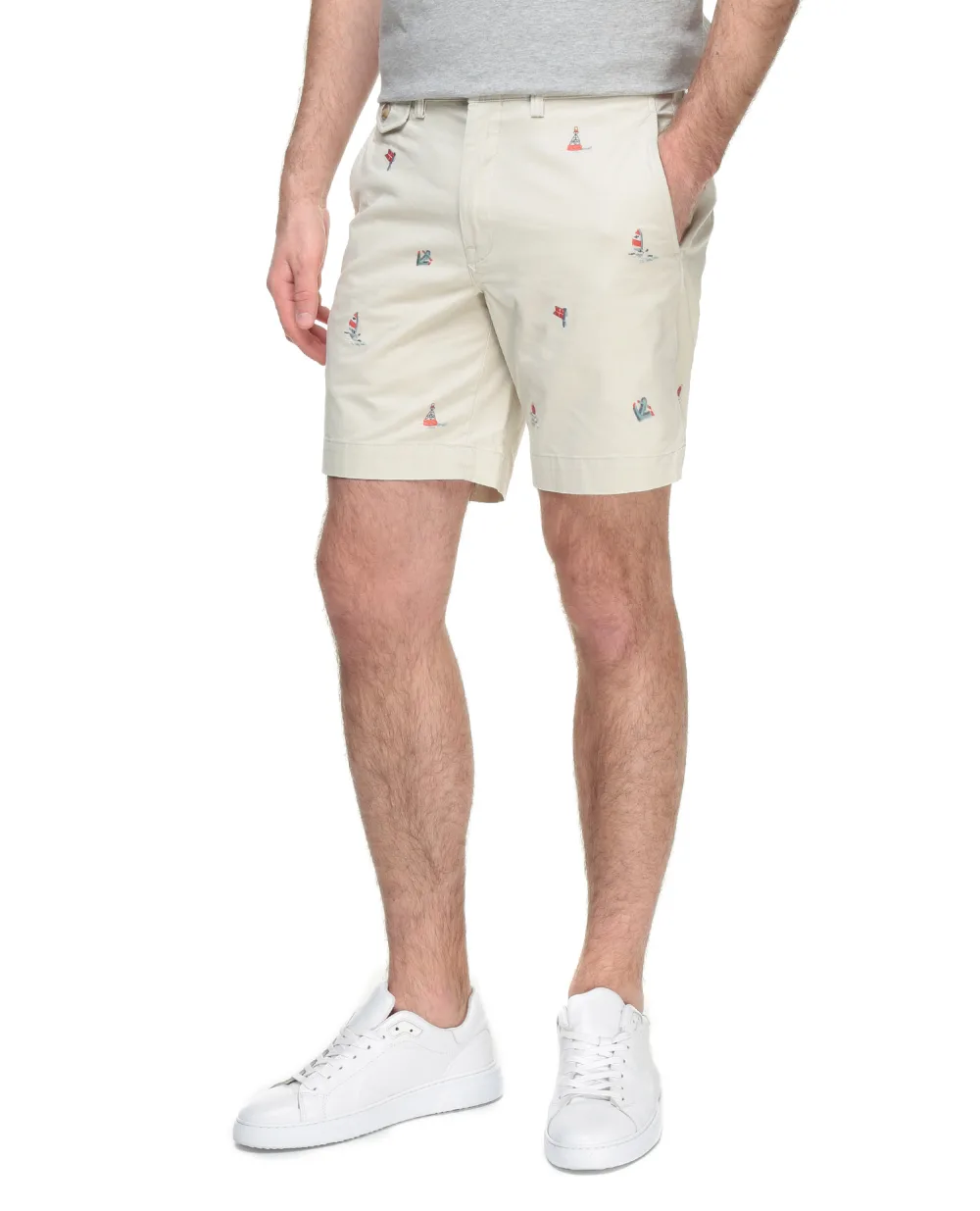 Шорты Polo Ralph Lauren 710858096001, бежевый цвет • Купить в интернет-магазине Kameron