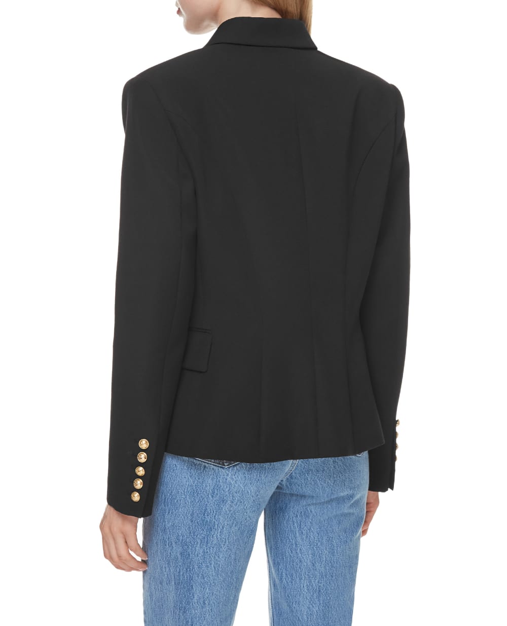 Вовняний жакет Balmain WF1SG000167L, чорний колір • Купити в інтернет-магазині Kameron