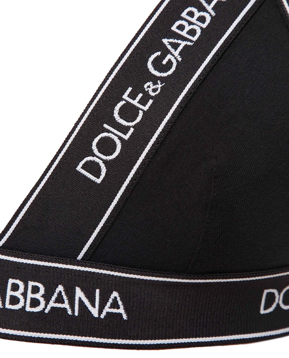 Бюстгальтер Dolce&Gabbana O1B69T-FUEEY, черный цвет • Купить в интернет-магазине Kameron