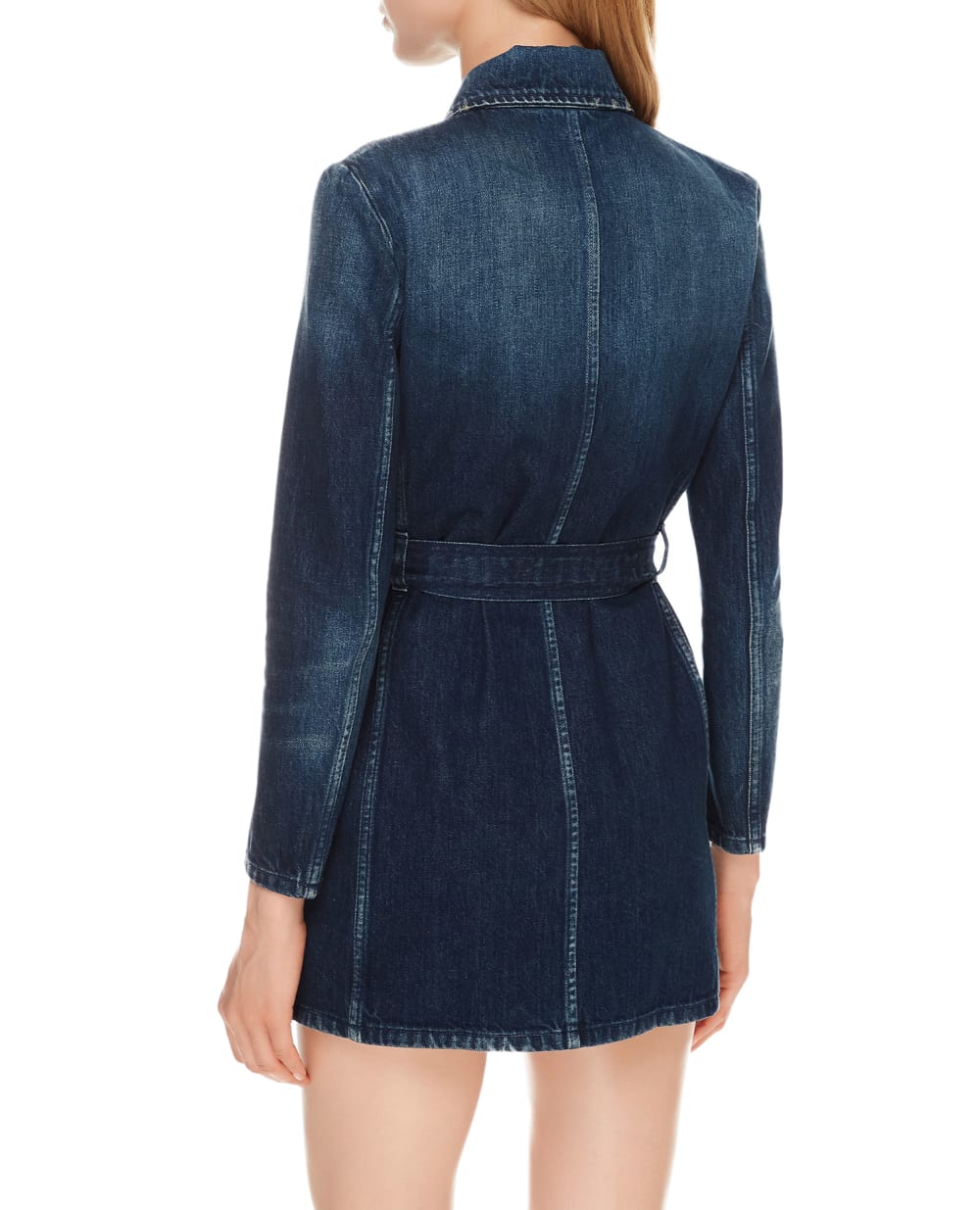 Джинсовое платье Saint Laurent 659619-Y30AD, синий цвет • Купить в интернет-магазине Kameron
