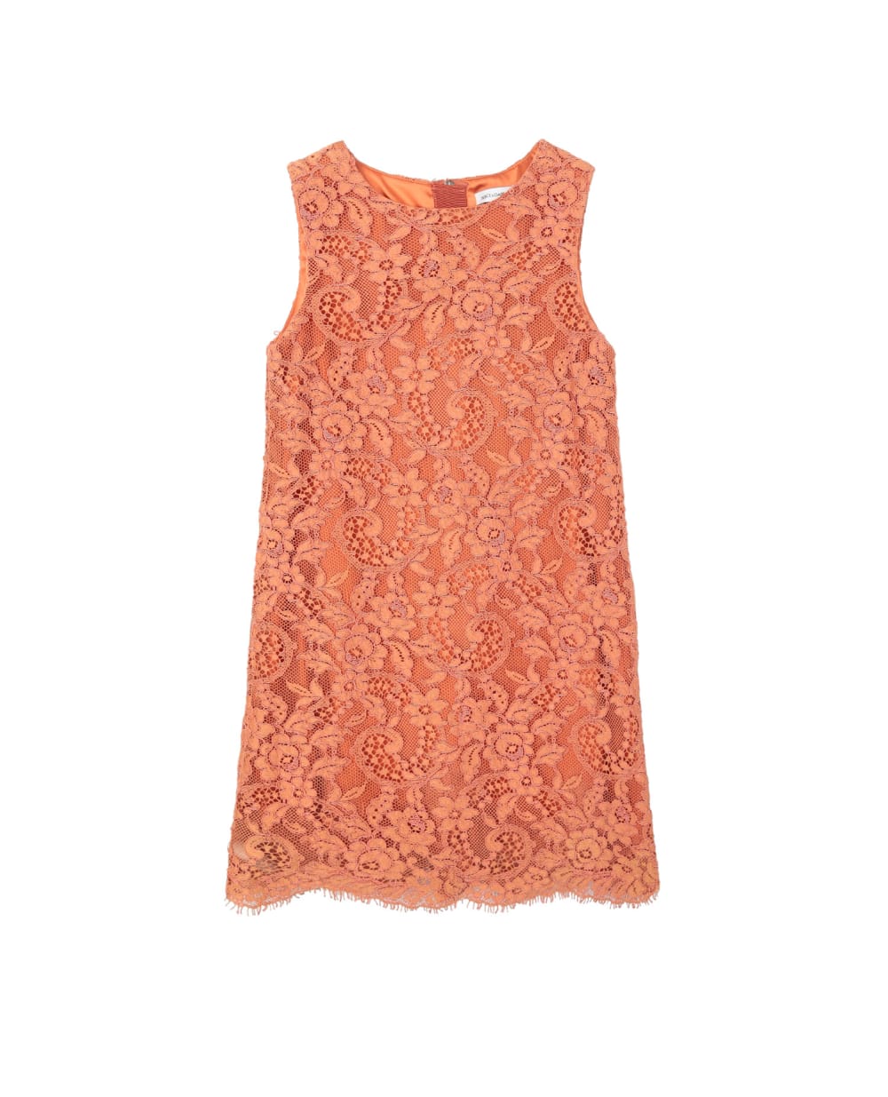 Платье Dolce&Gabbana Kids L51D70-FLM7J, оранжевый цвет • Купить в интернет-магазине Kameron