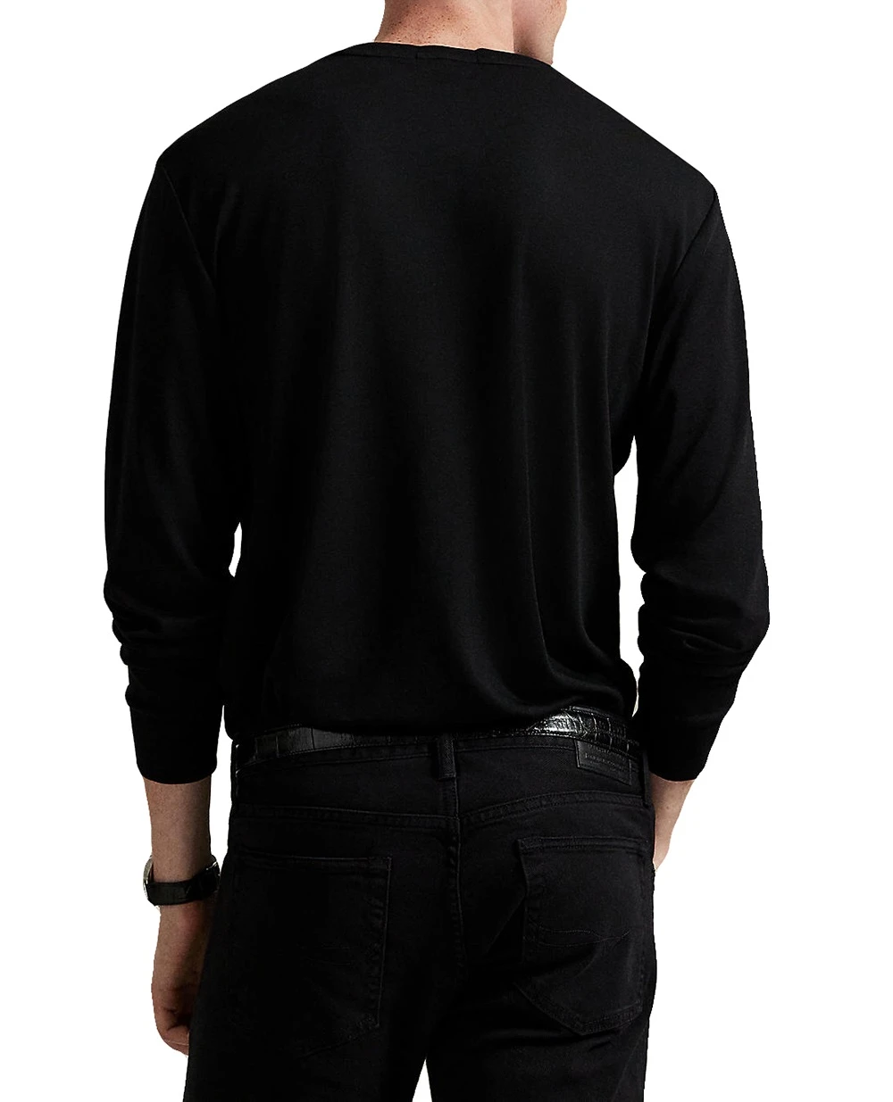 Лонгслив Polo Ralph Lauren 710760121001, черный цвет • Купить в интернет-магазине Kameron