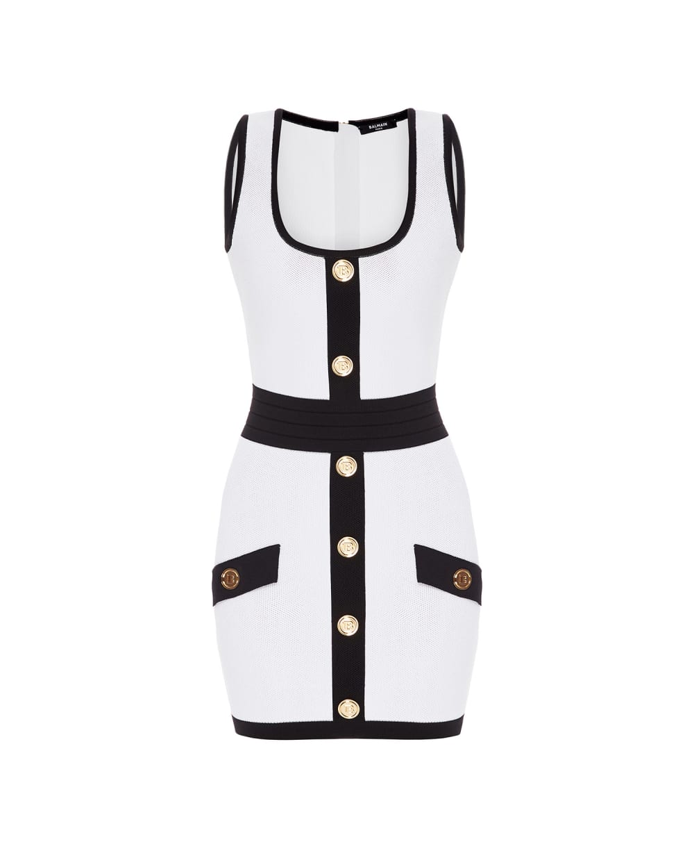 Платье Balmain VF16062K218, белый цвет • Купить в интернет-магазине Kameron