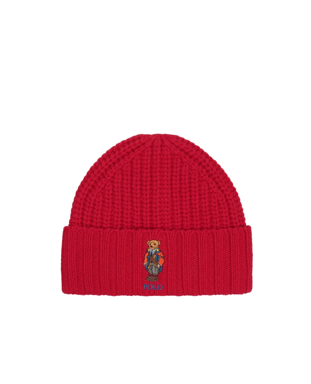 Шерстяная шапка Polo Ralph Lauren 449823766002, красный цвет • Купить в интернет-магазине Kameron