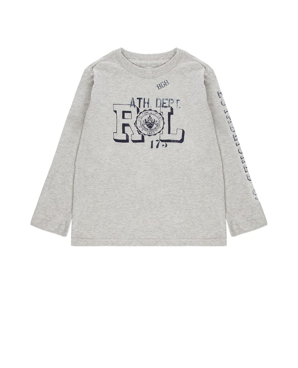 Лонгслив Polo Ralph Lauren Kids 321750952005, серый цвет • Купить в интернет-магазине Kameron