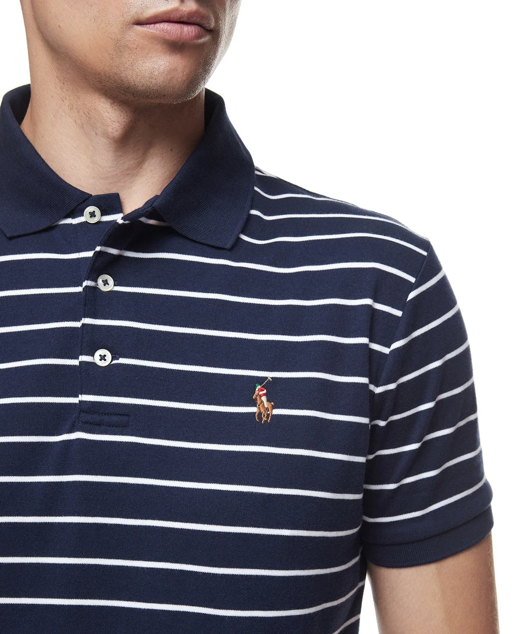 Поло Polo Ralph Lauren 710729647007, синий цвет • Купить в интернет-магазине Kameron