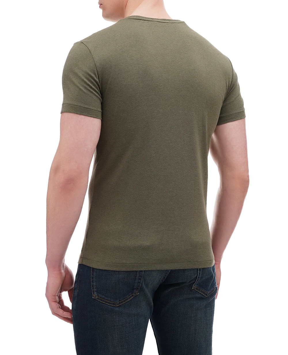 Футболка Polo Ralph Lauren 710740727087, темно-зеленый цвет • Купить в интернет-магазине Kameron