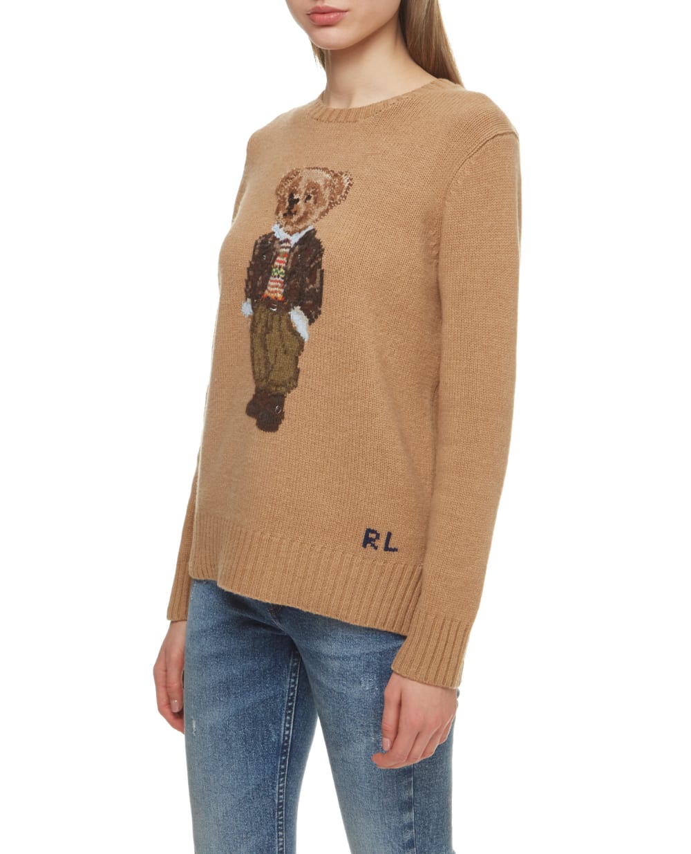 Шерстяной джемпер Polo Ralph Lauren 211815102001, бежевый цвет • Купить в интернет-магазине Kameron