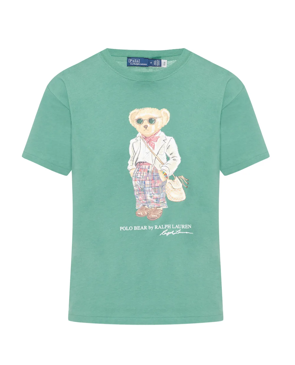 Футболка Polo Bear Polo Ralph Lauren 211892607001, зеленый цвет • Купить в интернет-магазине Kameron