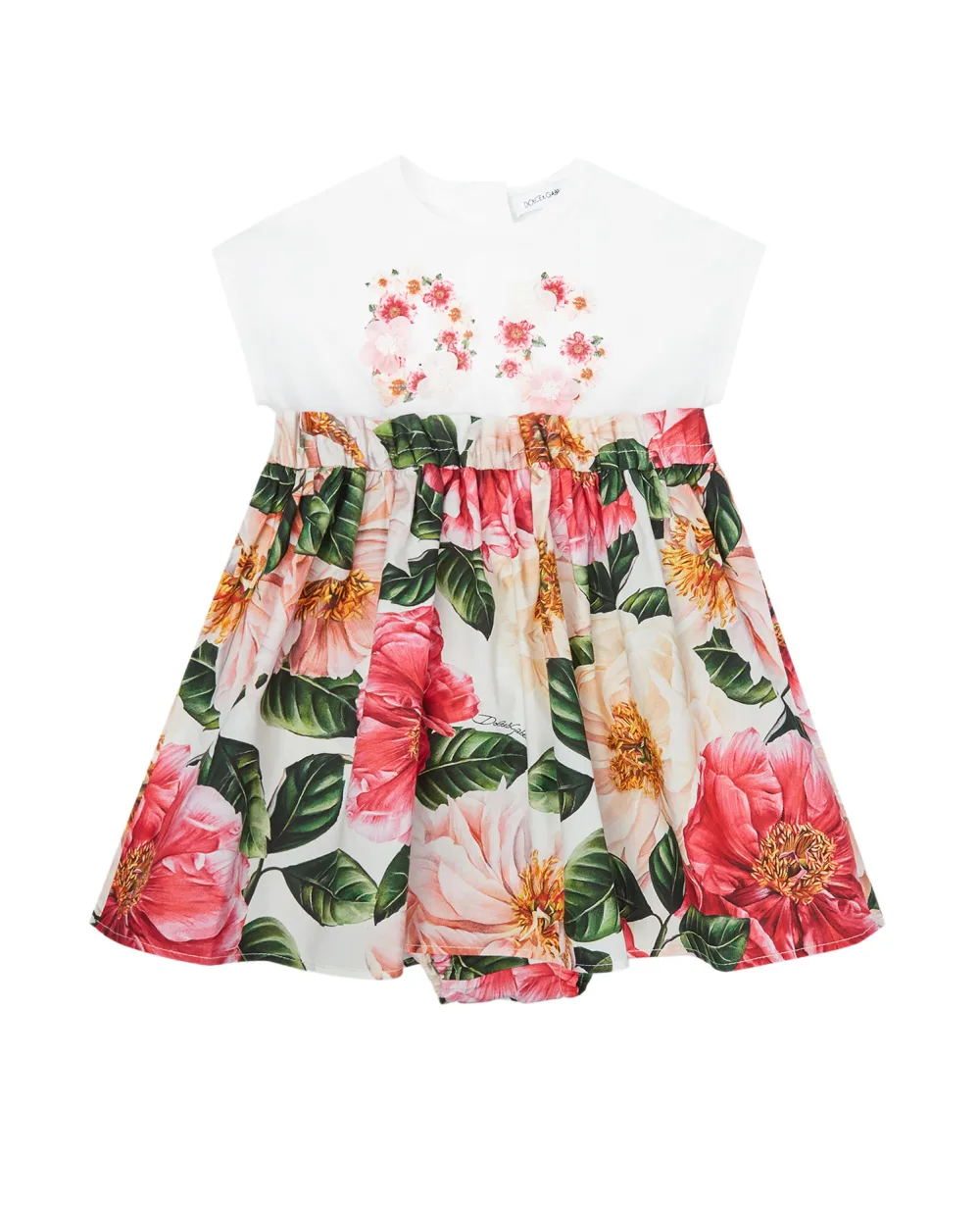 Платье Dolce&Gabbana Kids L2JD1R-G7YFA, разноцветный цвет • Купить в интернет-магазине Kameron