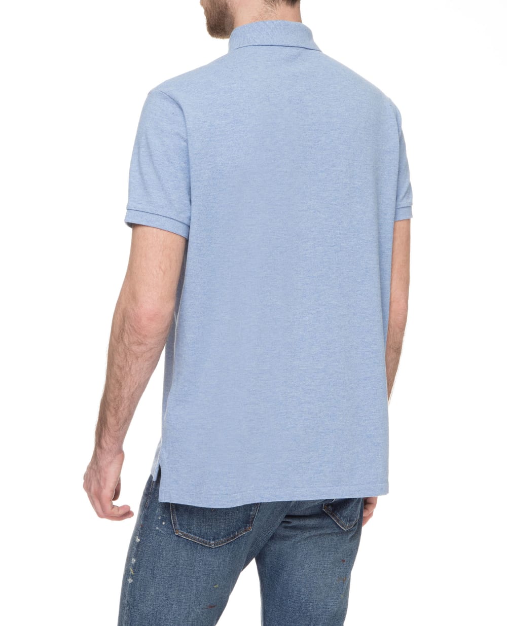 Поло Mesh Polo Ralph Lauren 710666998007, голубой цвет • Купить в интернет-магазине Kameron