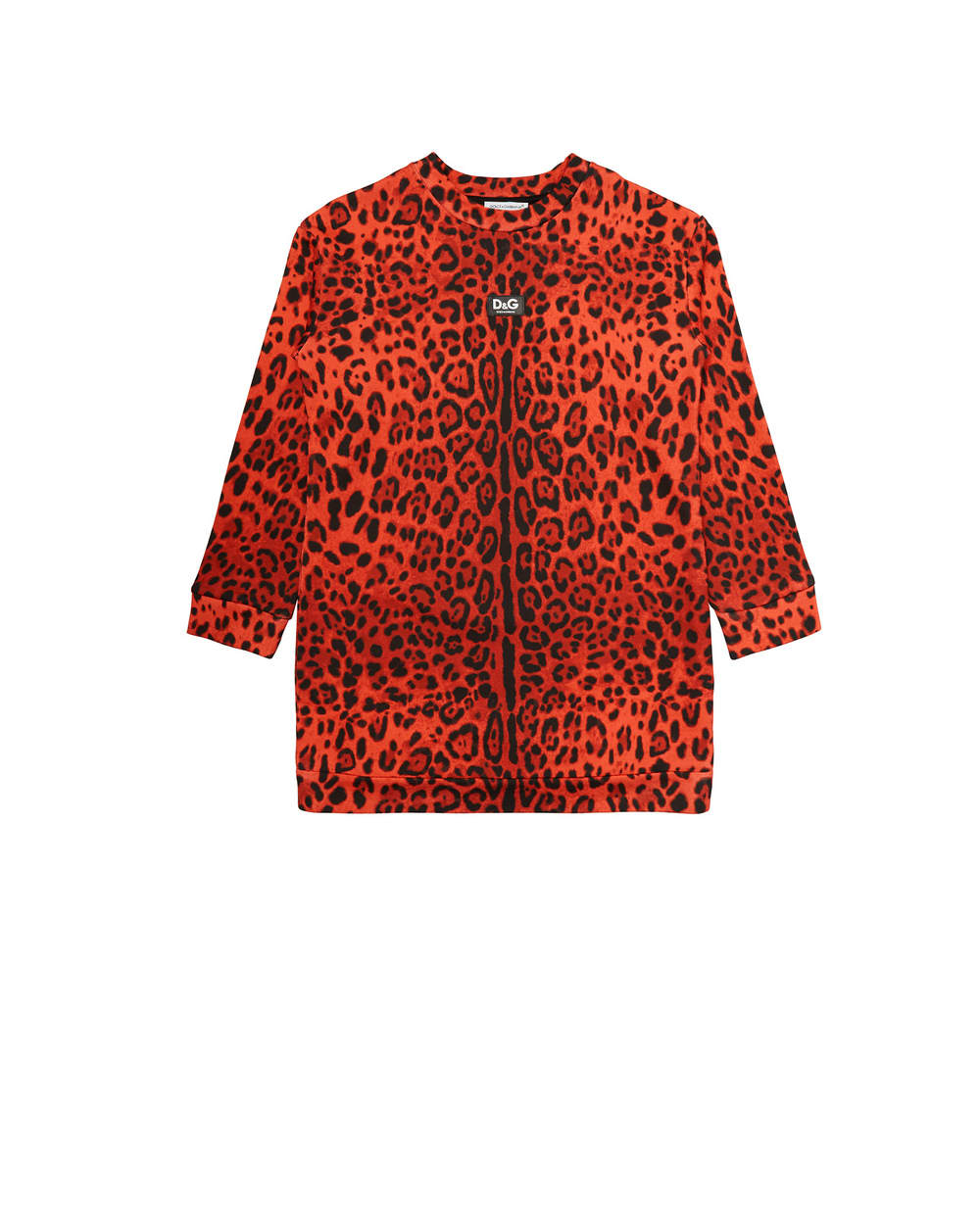 Свитшот Dolce&Gabbana Kids L5JD3P-HS7GN-S, красный цвет • Купить в интернет-магазине Kameron