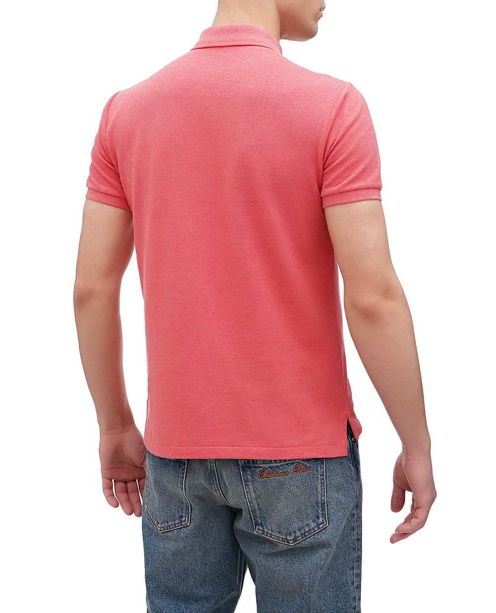 Поло Mesh Polo Ralph Lauren 710680784369, коралловый цвет • Купить в интернет-магазине Kameron