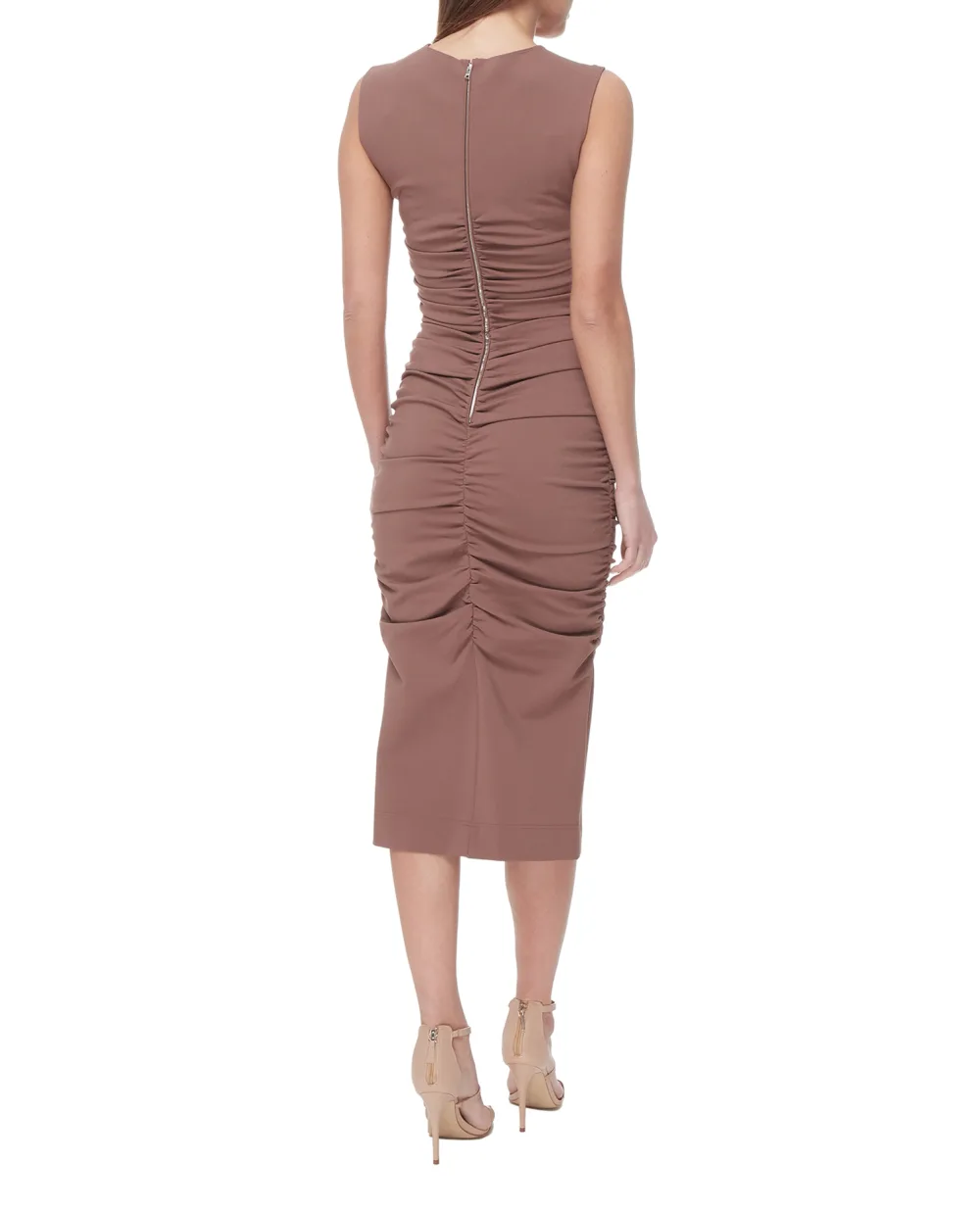 Платье Dolce&Gabbana F6ZR9T-FUGKF, коричневый цвет • Купить в интернет-магазине Kameron