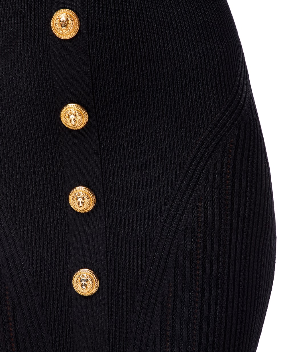 Юбка Balmain AF0LD043KE18, черный цвет • Купить в интернет-магазине Kameron
