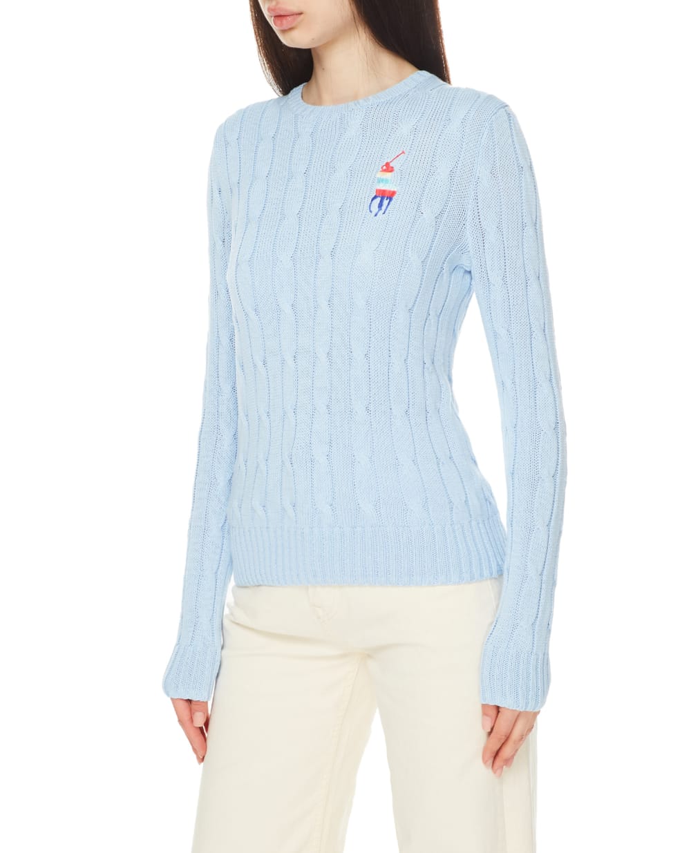 Джемпер Polo Ralph Lauren 211856731001, голубой цвет • Купить в интернет-магазине Kameron