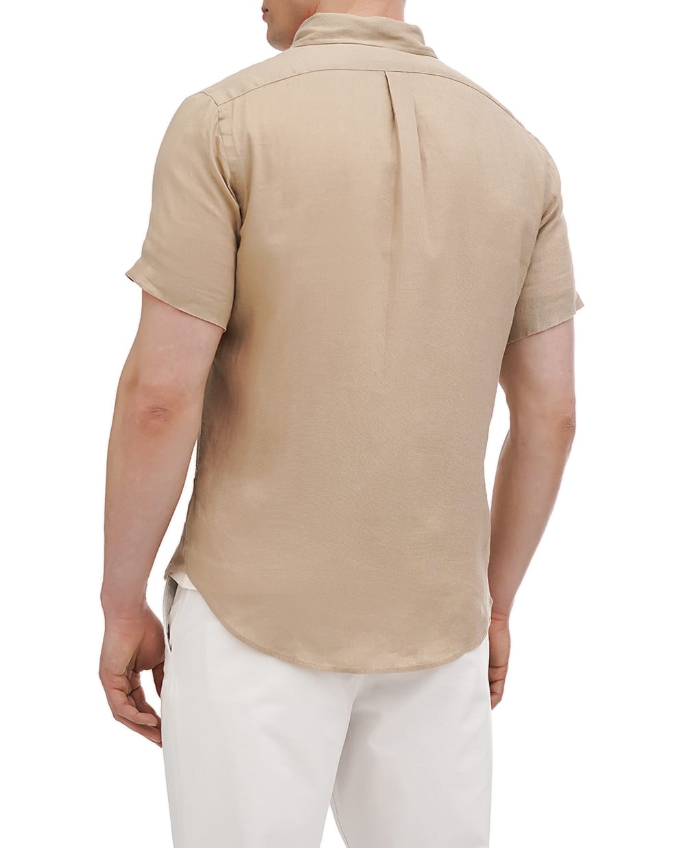 Льняная рубашка Polo Ralph Lauren 710968912003, бежевый цвет • Купить в интернет-магазине Kameron