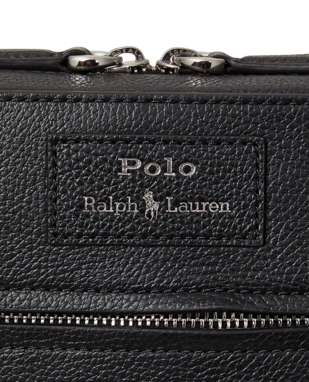 Сумка из кожи через плечо Polo Ralph Lauren 405974608001, черный цвет • Купить в интернет-магазине Kameron