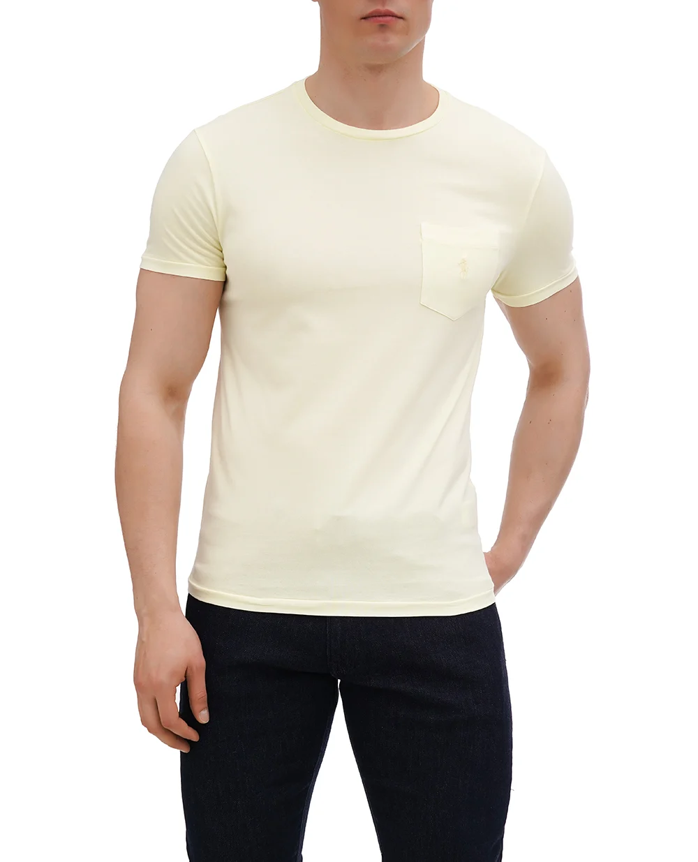 Футболка Polo Ralph Lauren 710969628003, желтый цвет • Купить в интернет-магазине Kameron