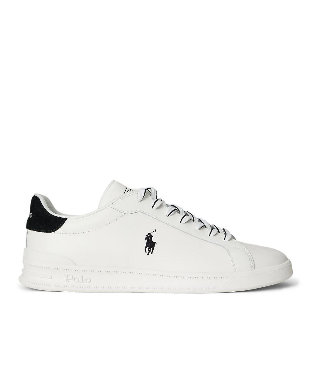 Кросівки Heritage Court II зі шкіри Polo Ralph Lauren 809P01615001, білий колір • Купити в інтернет-магазині Kameron
