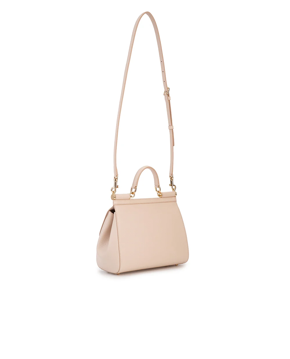 Шкіряна сумка Sicily Large Dolce&Gabbana BB6002-B1001, бежевий колір • Купити в інтернет-магазині Kameron