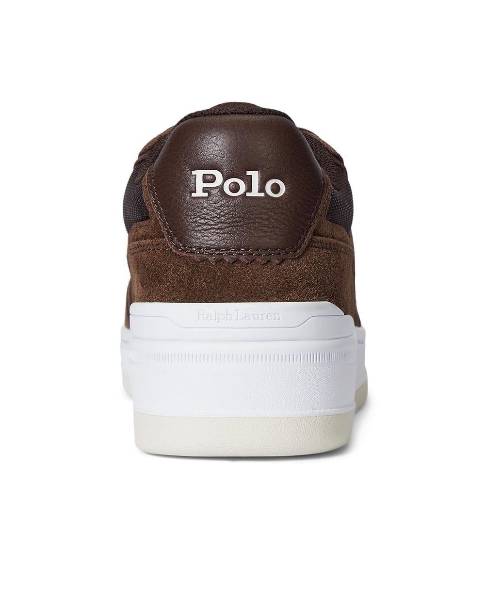Кроссовки из замши Polo Ralph Lauren 809974025003, коричневый цвет • Купить в интернет-магазине Kameron
