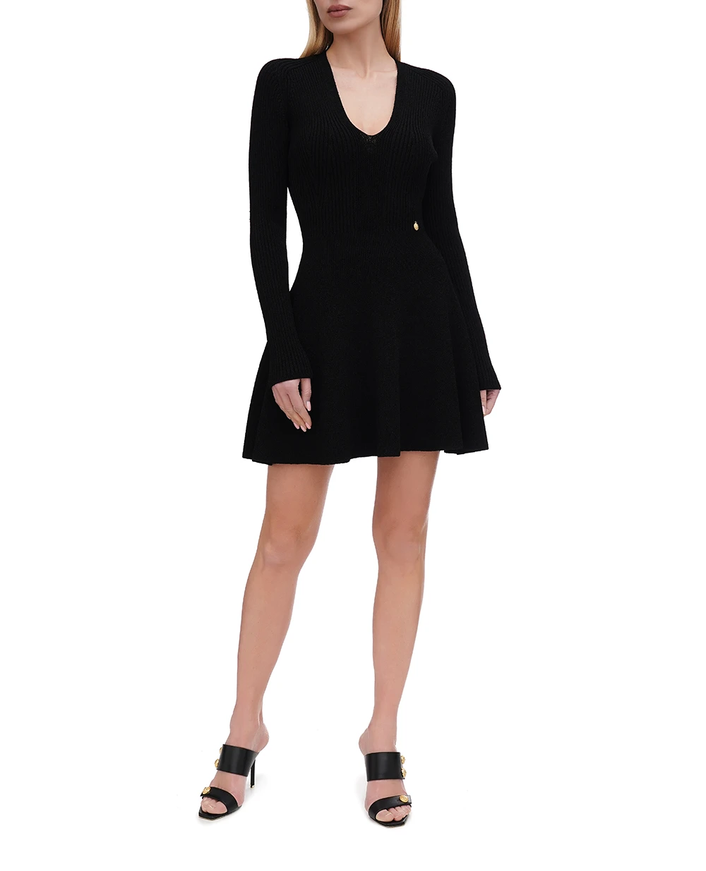 Сукня Balmain EF1R9857KI09, чорний колір • Купити в інтернет-магазині Kameron