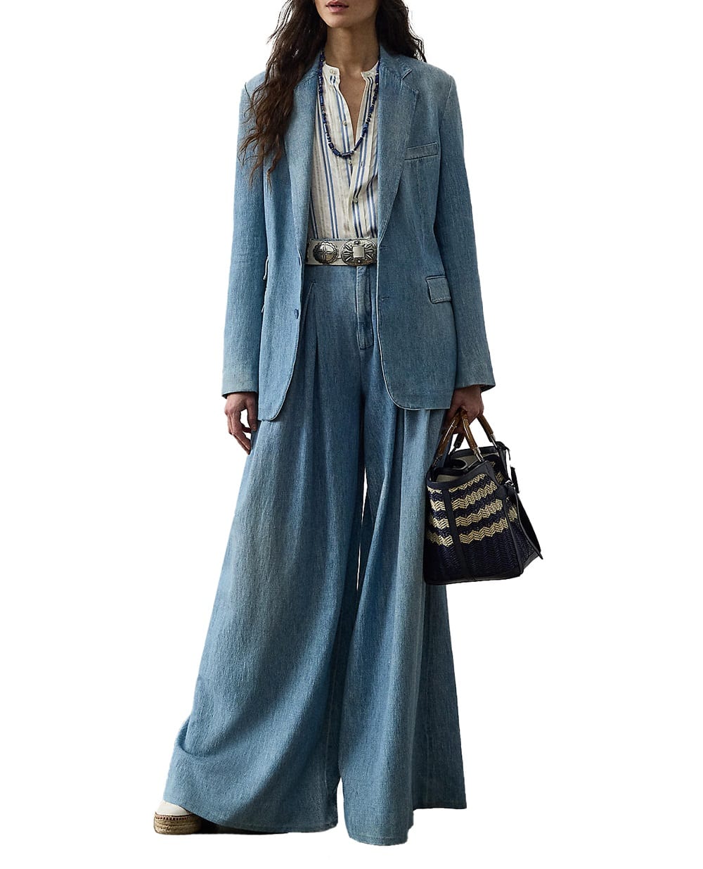 Жакет Ralph Lauren Collection 290974244001, голубой цвет • Купить в интернет-магазине Kameron