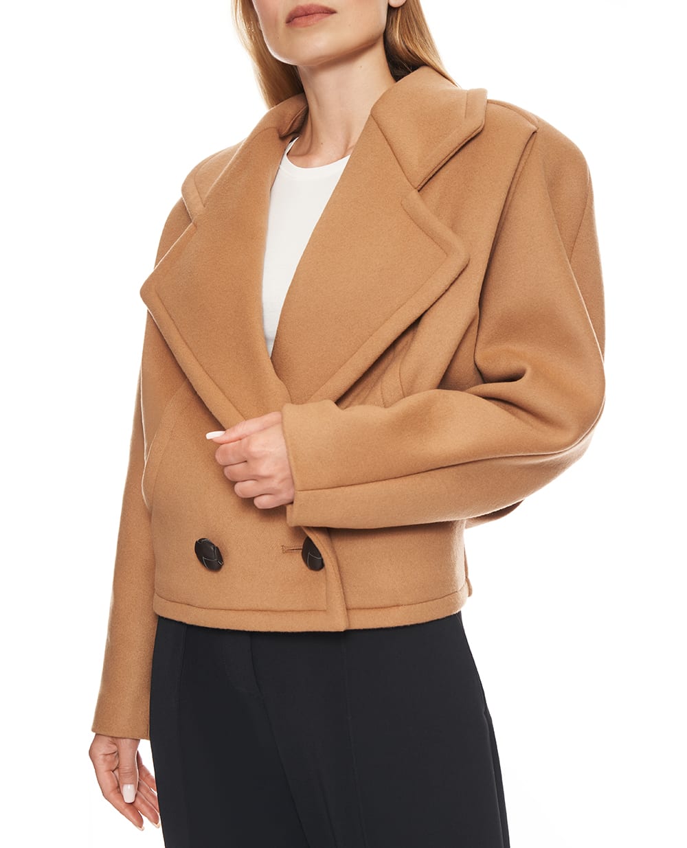 Пальто из шерсти Stella McCartney 6644793GU765, коричневый цвет • Купить в интернет-магазине Kameron