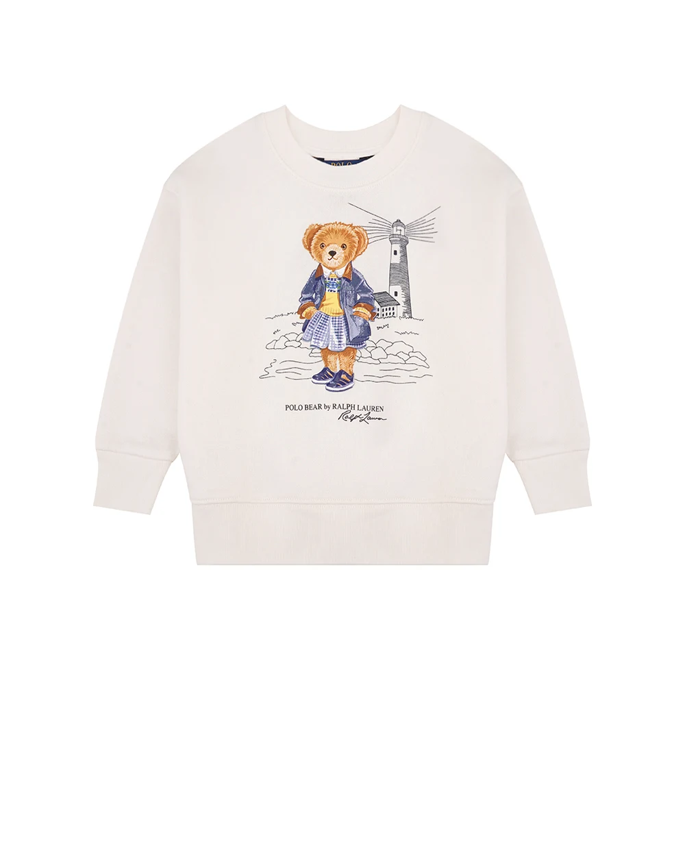 Дитячий світшот Polo Bear Polo Ralph Lauren Kids 313965156001, молочний колір • Купити в інтернет-магазині Kameron