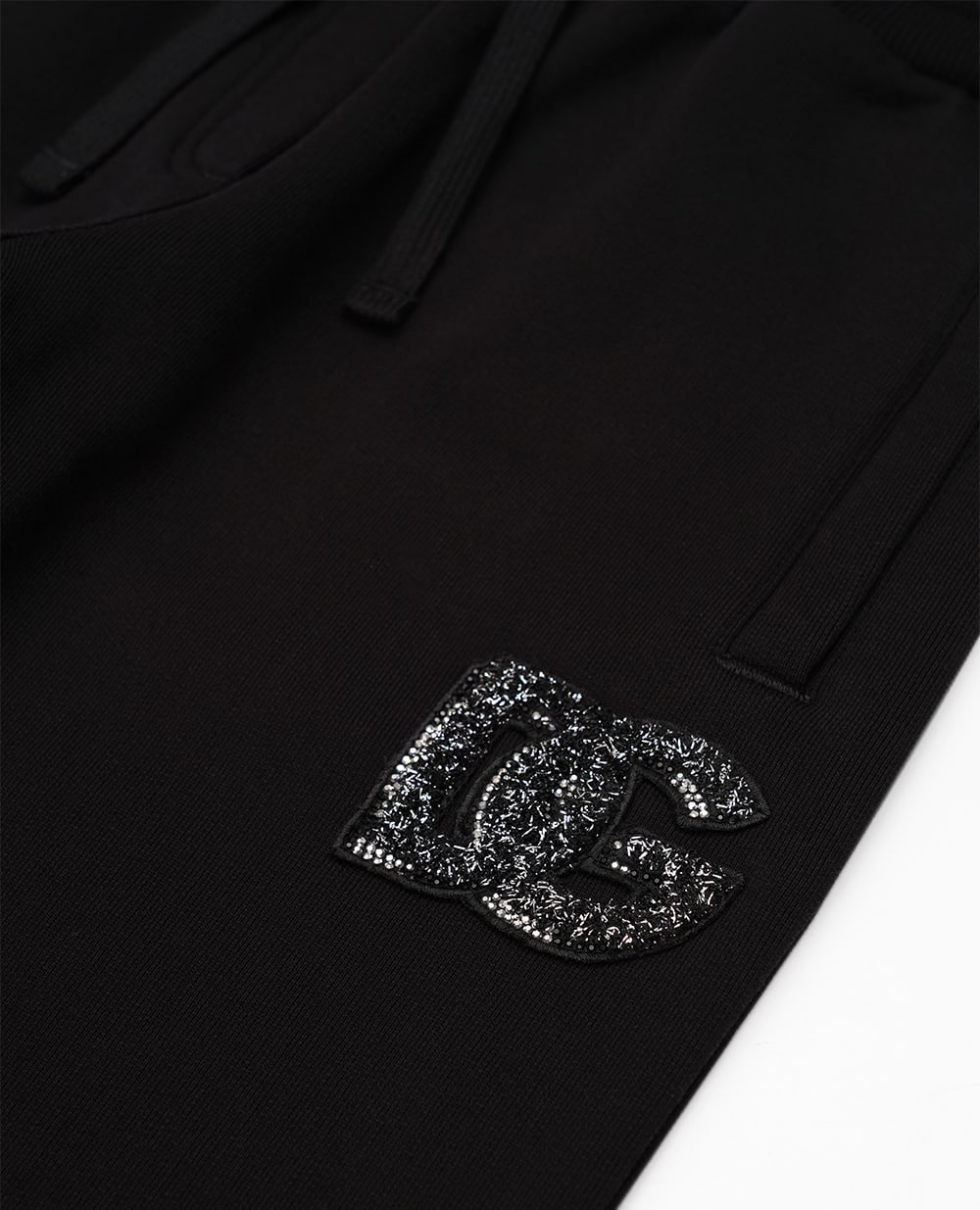Детские спортивные брюки (костюм) Dolce&Gabbana Kids L5JPH1-G7PHM-S, черный цвет • Купить в интернет-магазине Kameron