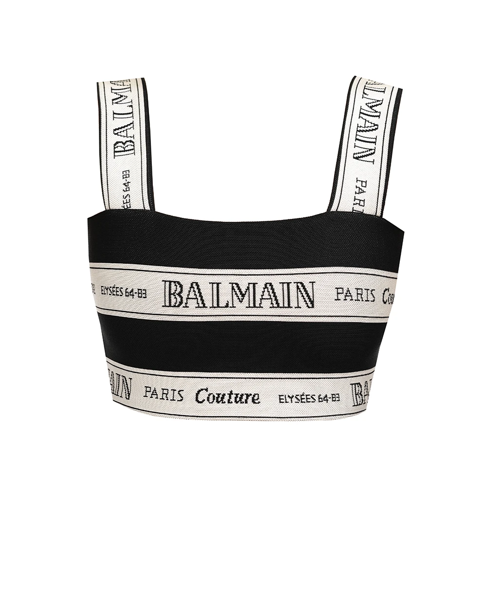 Топ Balmain EF1AA370JJ95, черный цвет • Купить в интернет-магазине Kameron