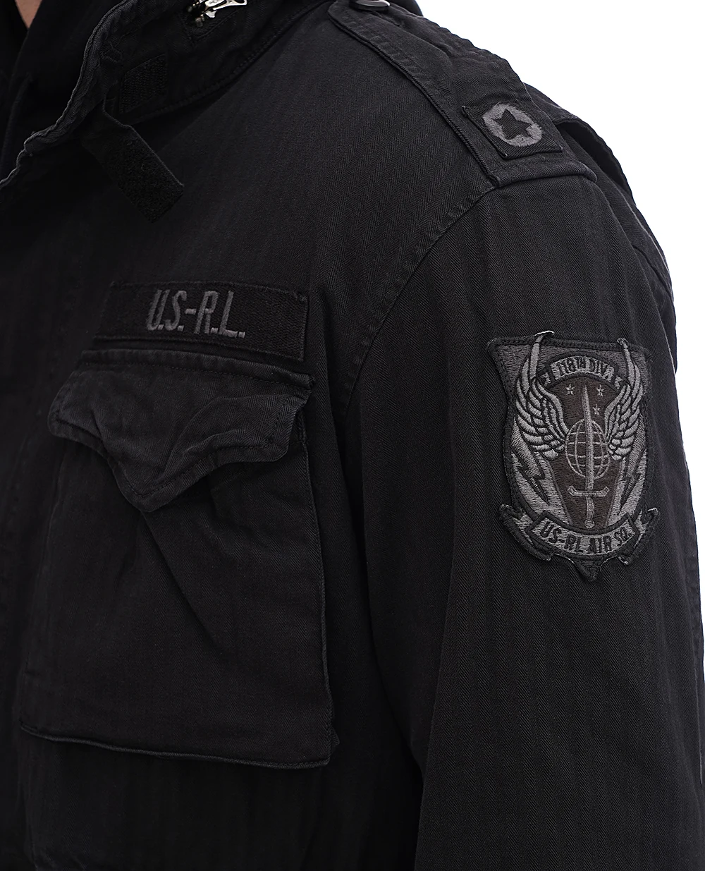 Куртка M65 Field Jacket Polo Ralph Lauren 710955784001, черный цвет • Купить в интернет-магазине Kameron
