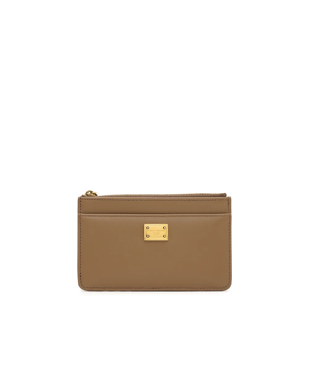 Визитница из кожи Dolce&Gabbana BI1261-A9S25, коричневый цвет • Купить в интернет-магазине Kameron