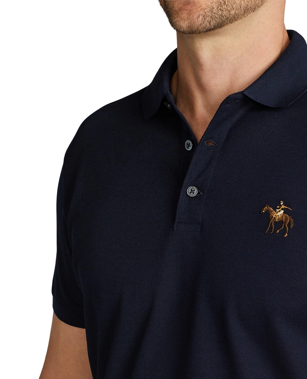 Поло Ralph Lauren Purple Label 790508036071, темно-синий цвет • Купить в интернет-магазине Kameron