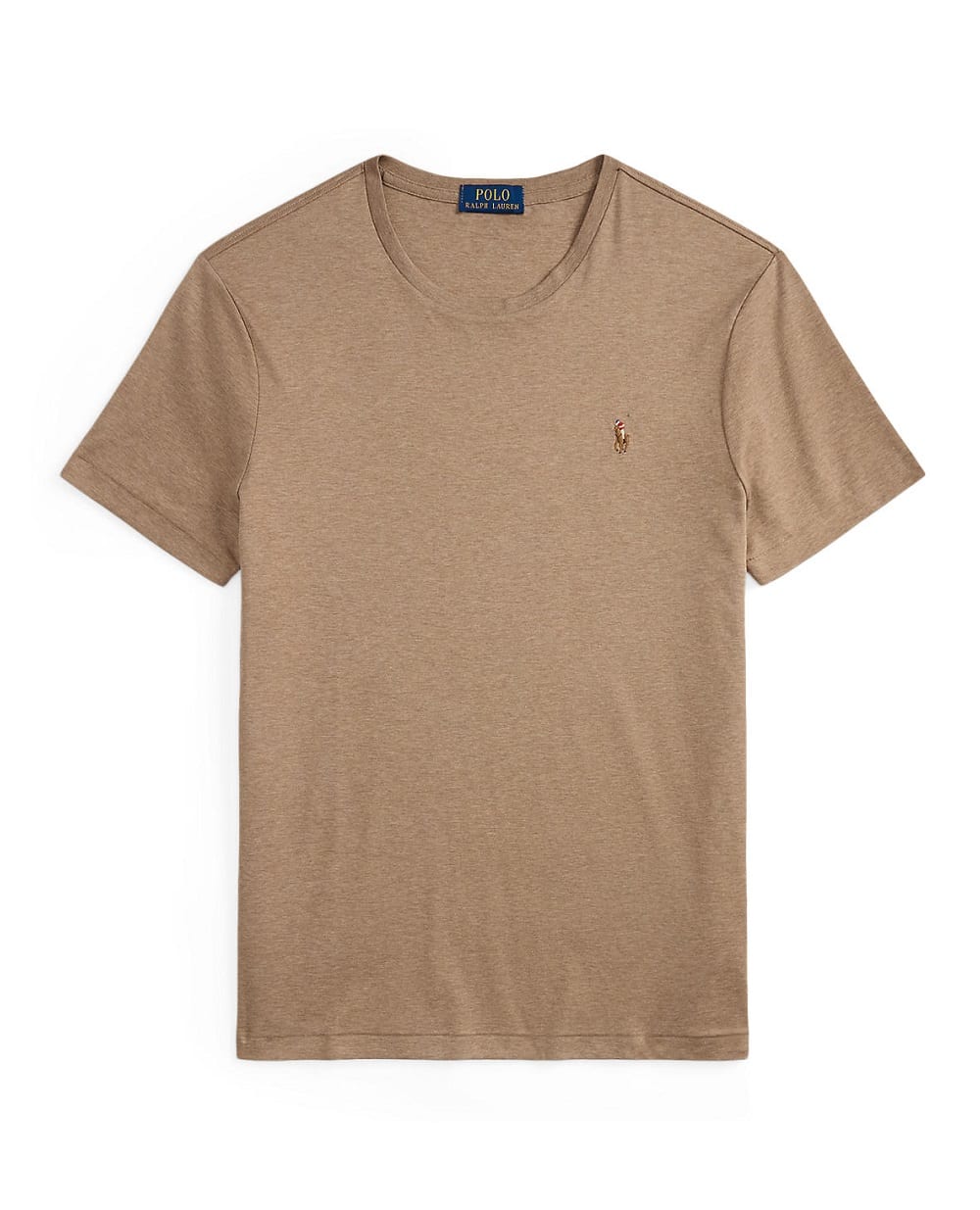 Футболка Polo Ralph Lauren 710740727103, темно-бежевого цвет • Купить в интернет-магазине Kameron