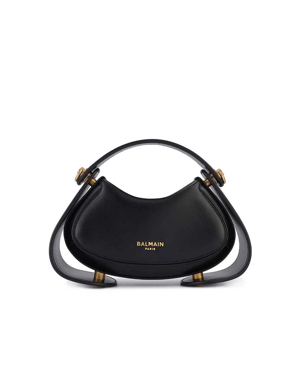 Кожаная сумка Jolie Madame Balmain DN0DA942LRHX, черный цвет • Купить в интернет-магазине Kameron