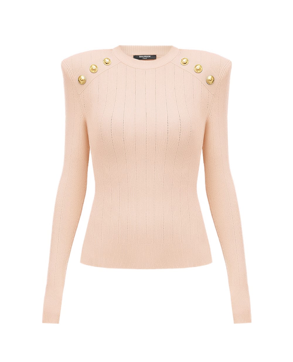 Джемпер Balmain EF1KD001KB07, бежевый цвет • Купить в интернет-магазине Kameron