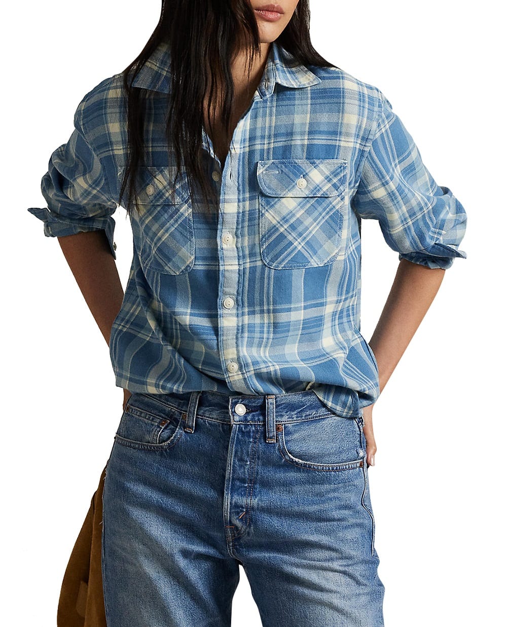Рубашка Polo Ralph Lauren 211926604001, синий цвет • Купить в интернет-магазине Kameron