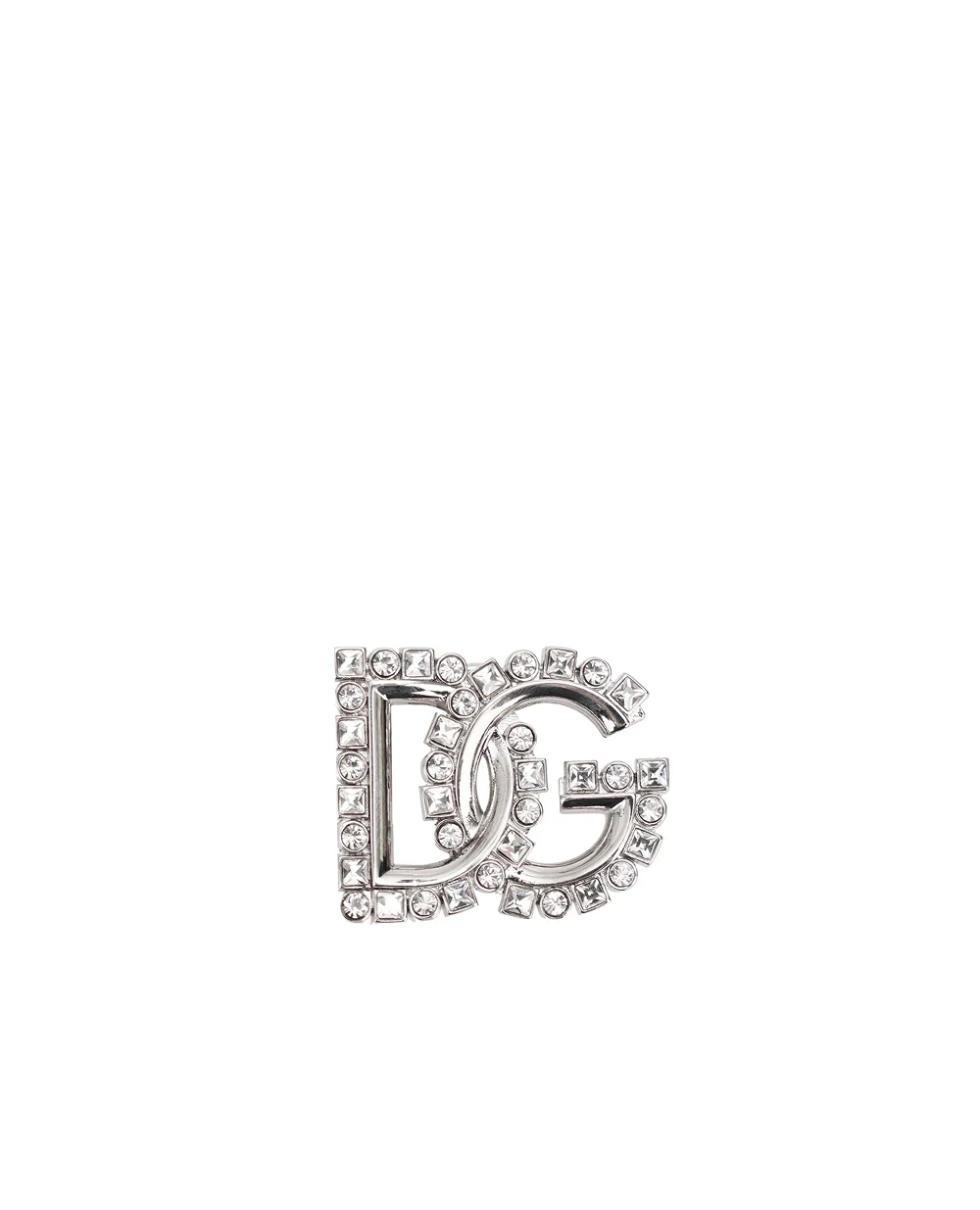 Брошь DG Logo Dolce&Gabbana WPR2L1-W1111, серебряный цвет • Купить в интернет-магазине Kameron