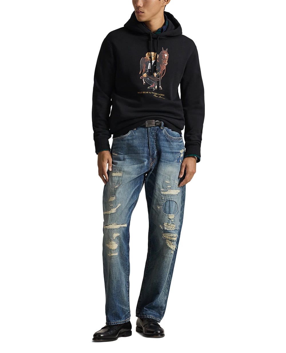 Худі Polo Bear із флісу Polo Ralph Lauren 710P08096001, чорний колір • Купити в інтернет-магазині Kameron