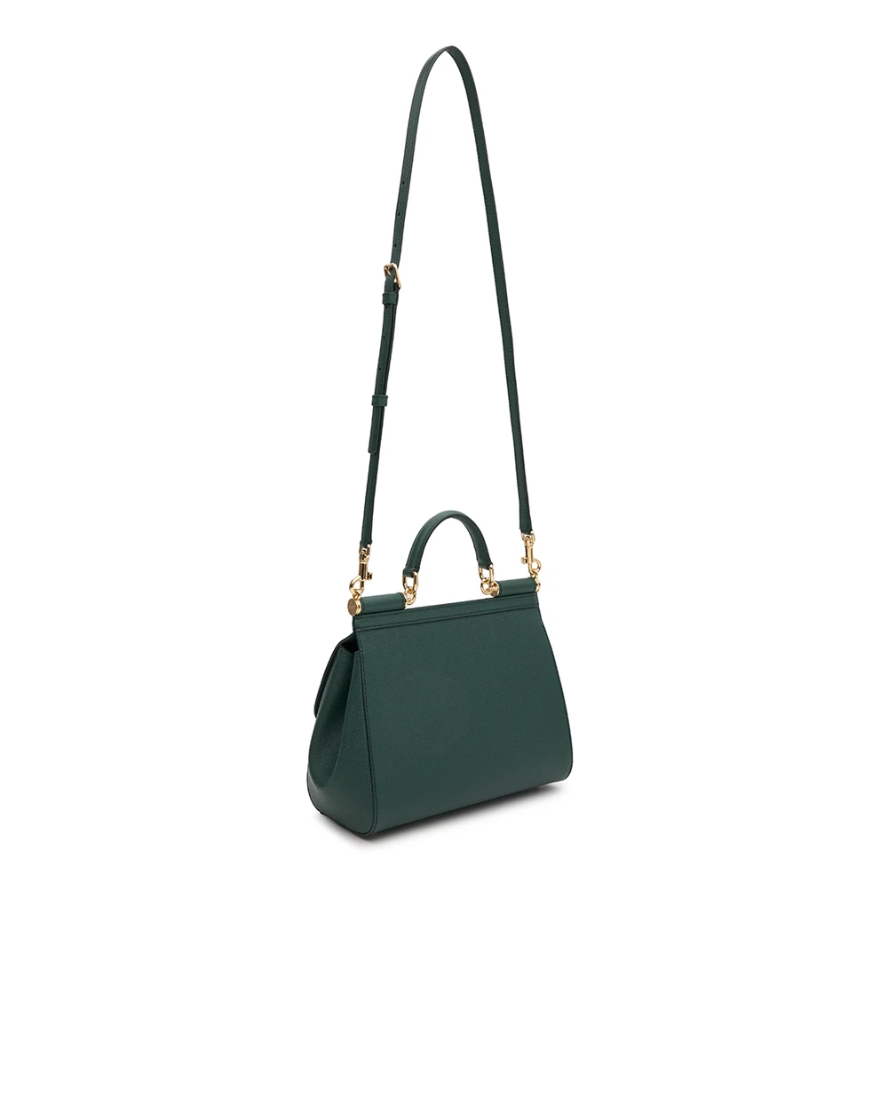 Сумка Sicily Large из телячьей кожи Dolce&Gabbana BB6002-B1001, зеленый цвет • Купить в интернет-магазине Kameron