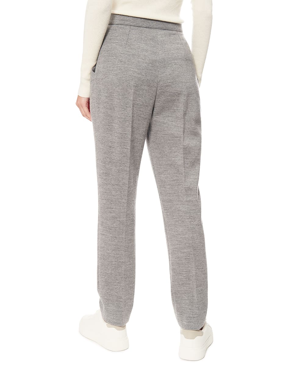 Брюки из шерсти Balmain FF0PN190JL17, серый цвет • Купить в интернет-магазине Kameron