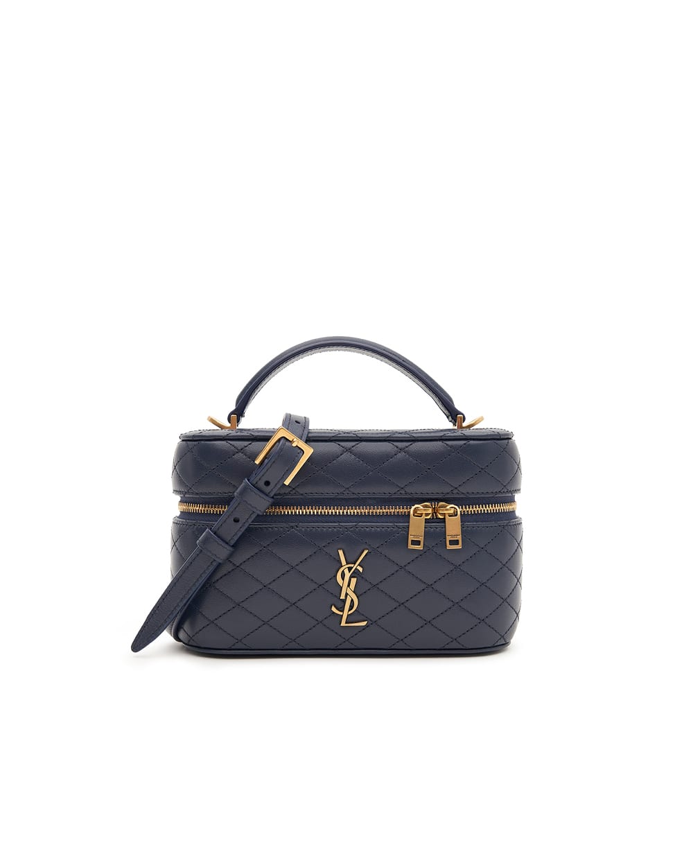 Кожаная сумка Gaby Saint Laurent 766731-1EL07, хаки цвет • Купить в интернет-магазине Kameron
