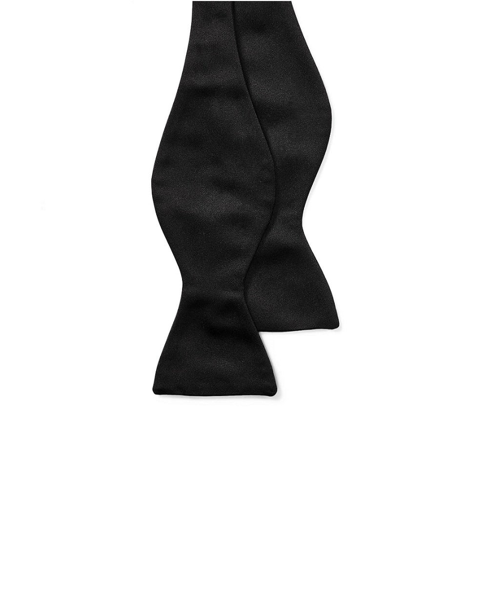 Шелковый атласный галстук-бабочка Ralph Lauren Purple Label 791536677001, черный цвет • Купить в интернет-магазине Kameron